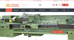 Desktop Screenshot of alimakmakina.com