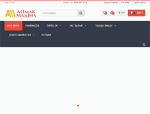 Tablet Screenshot of alimakmakina.com